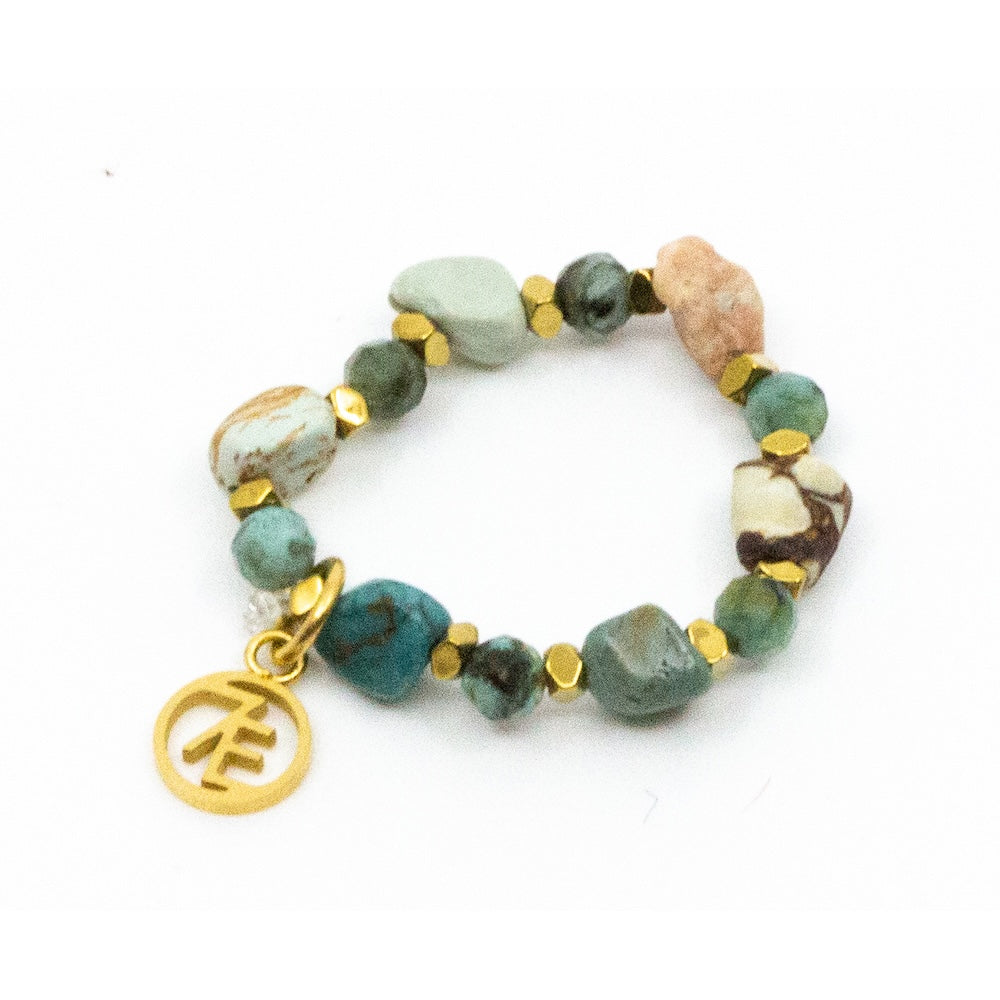 Amazonite Elastic Ring