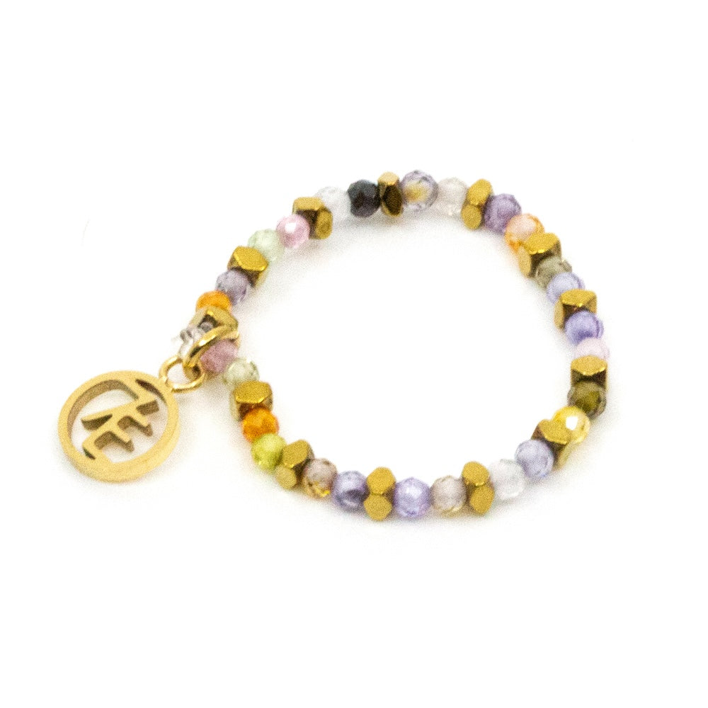 Multi Jade Elastic Ring