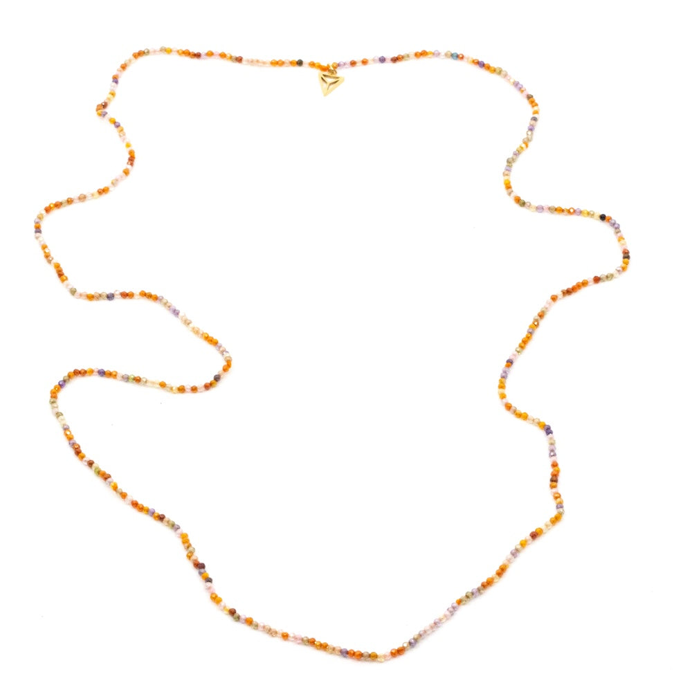Simple Multi Jade Halsband 70cm