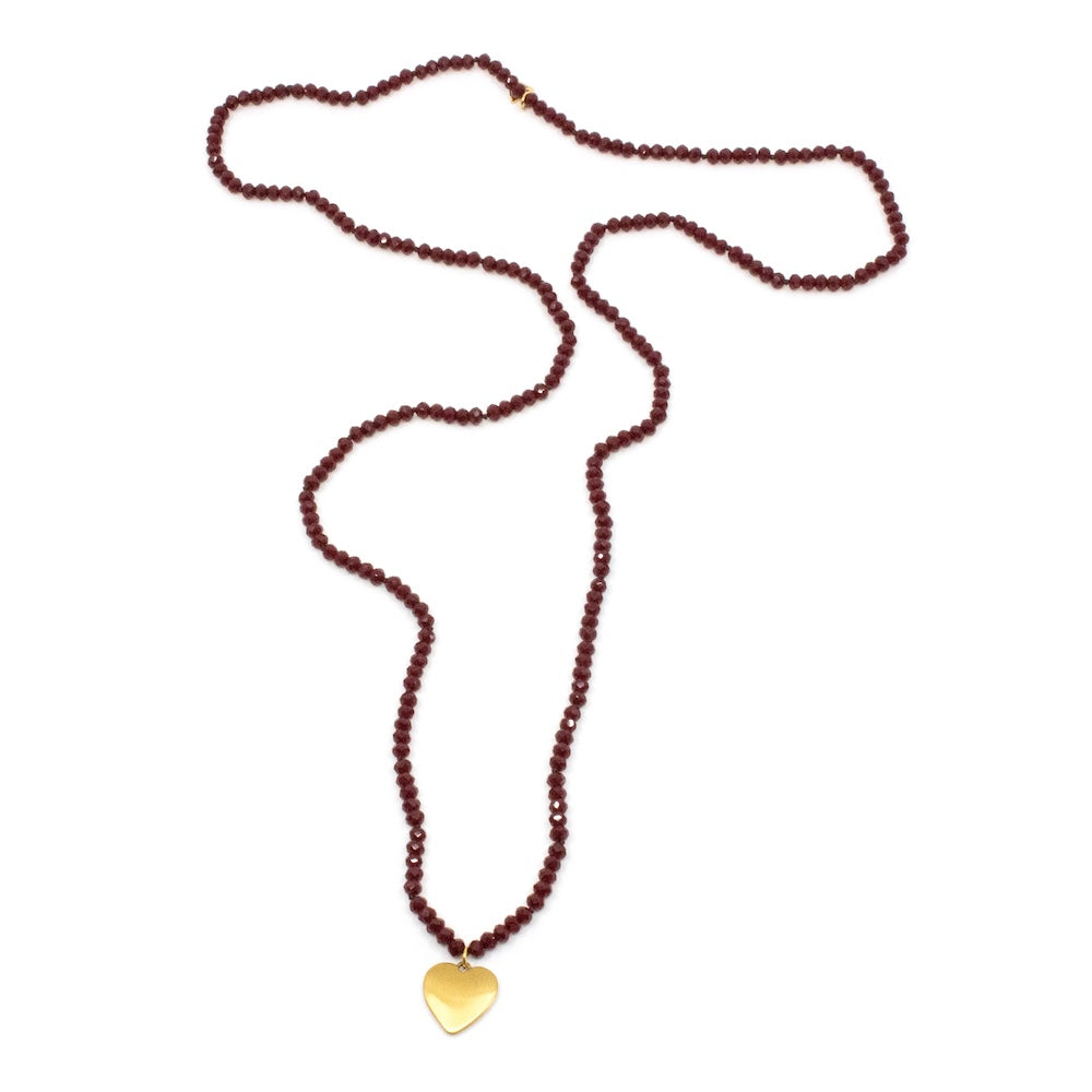 Love Yourself Halsband 90cm Röd