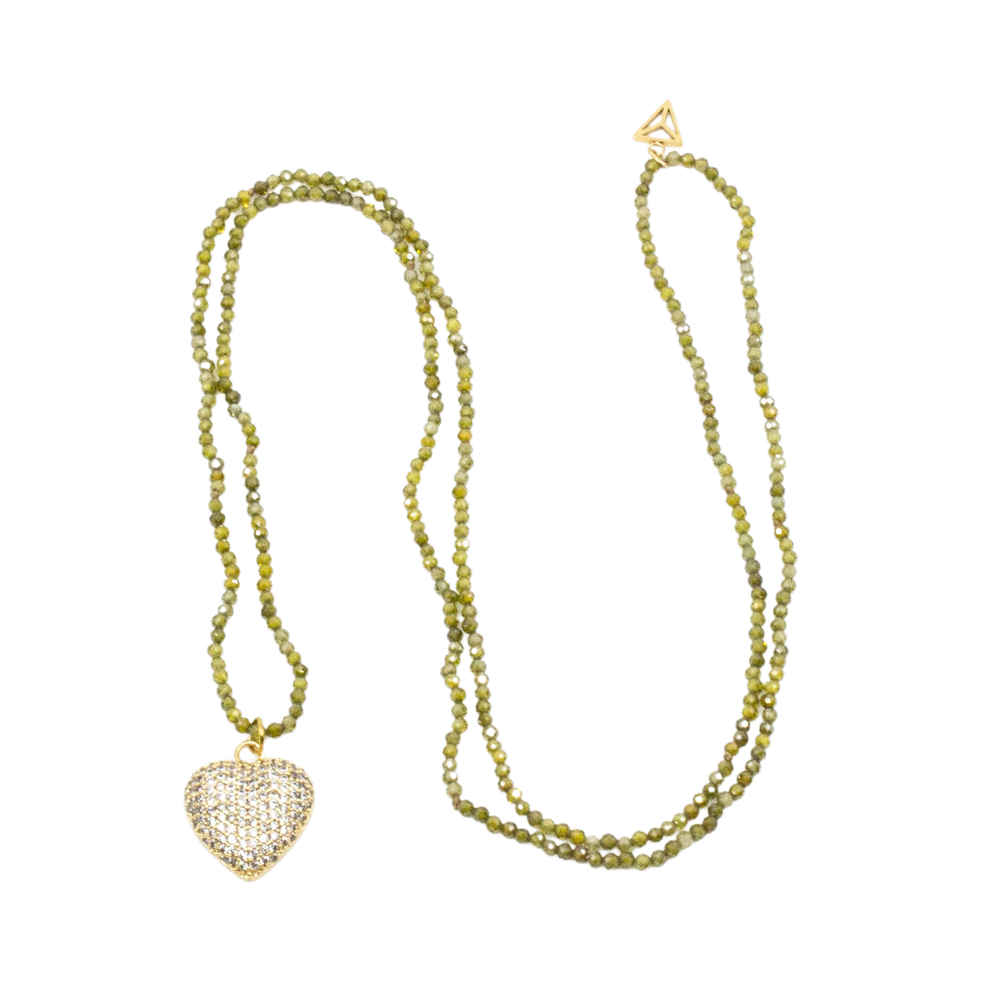 Agápi Halsband Jade Vit