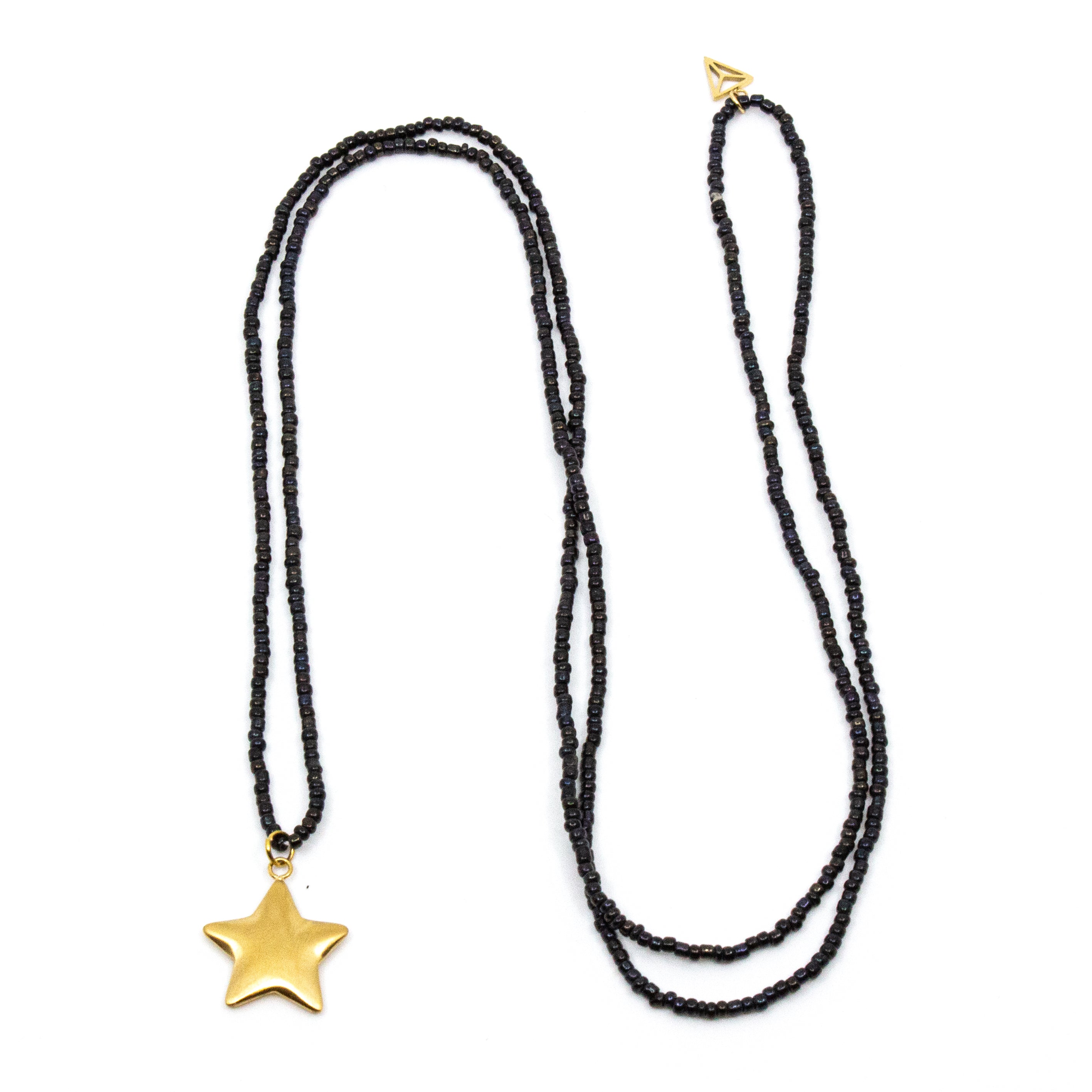 Soft Star Halsband Svart/Guld