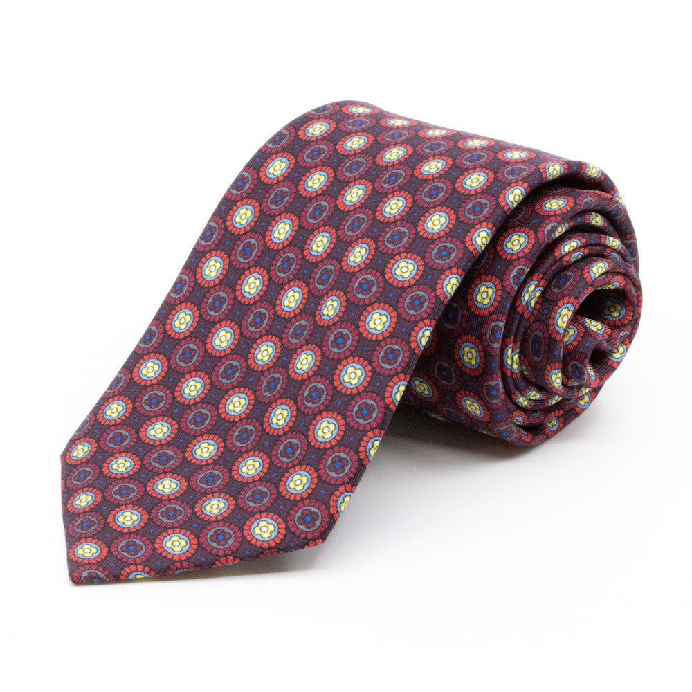 Utö tie burgundy