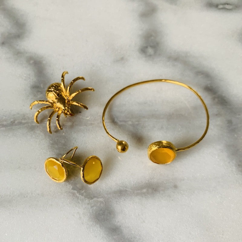 Lambda Armband Guld Guld/Gul