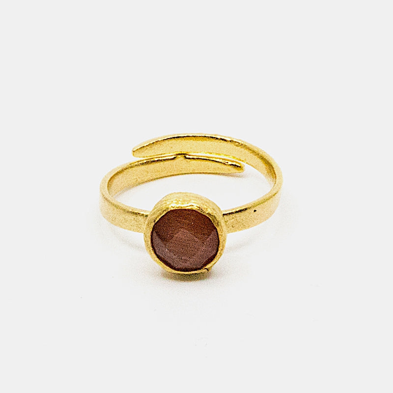 Sigma Ring Mörk Orange Guld/Orange