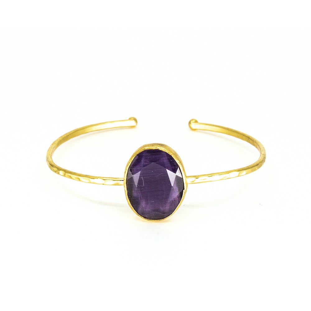 Theá Armband Lila Guld
