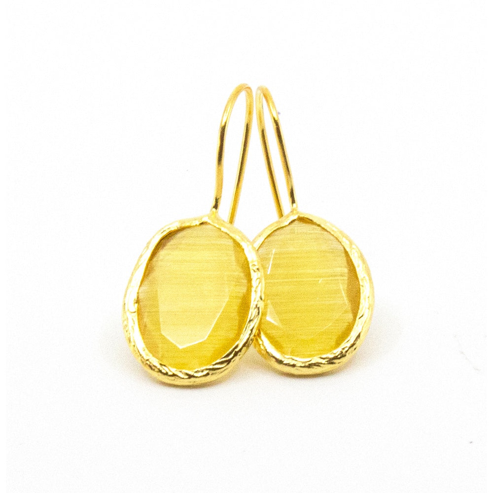 Thea Earring Mustard yellow