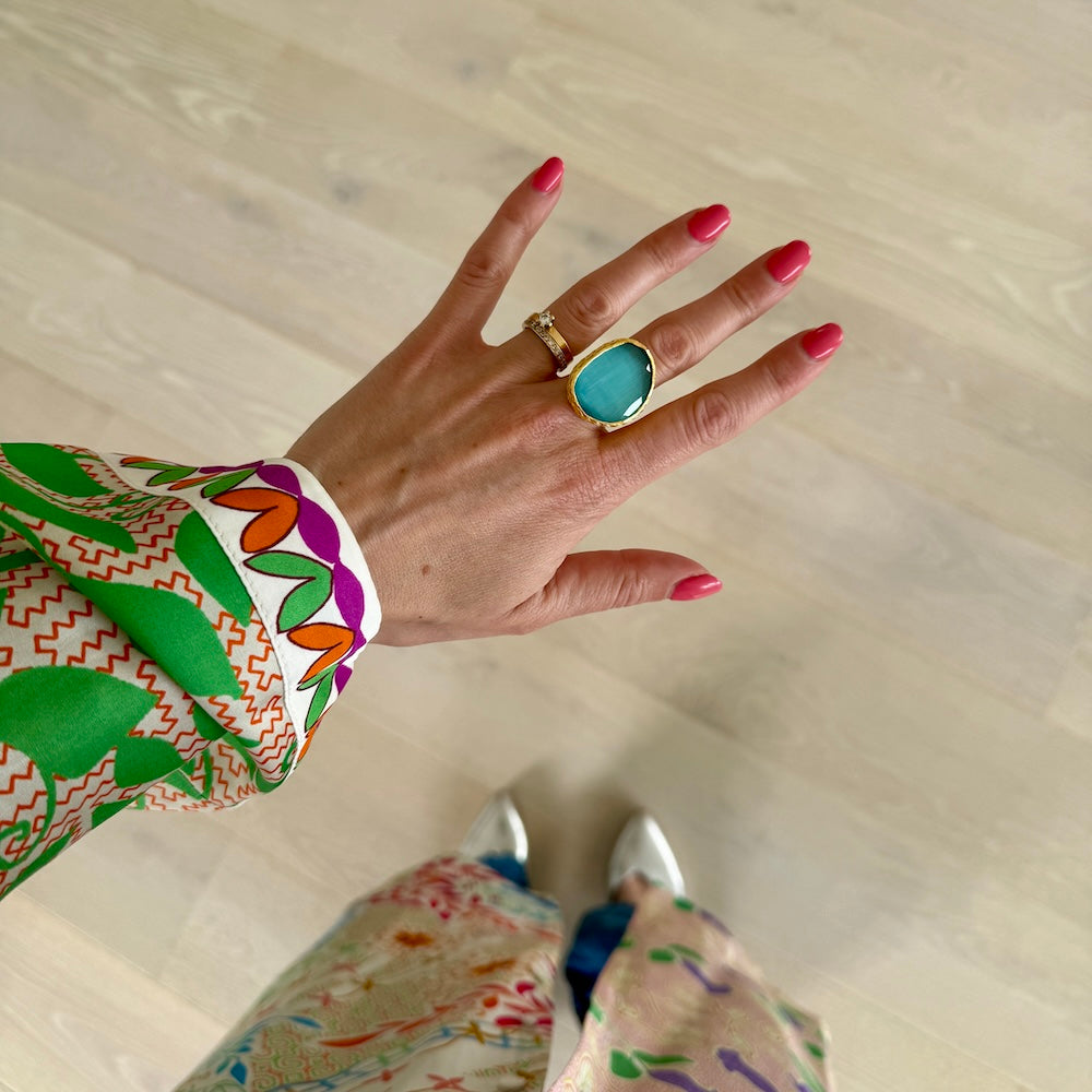 Omikron Big Ring Ljusblå