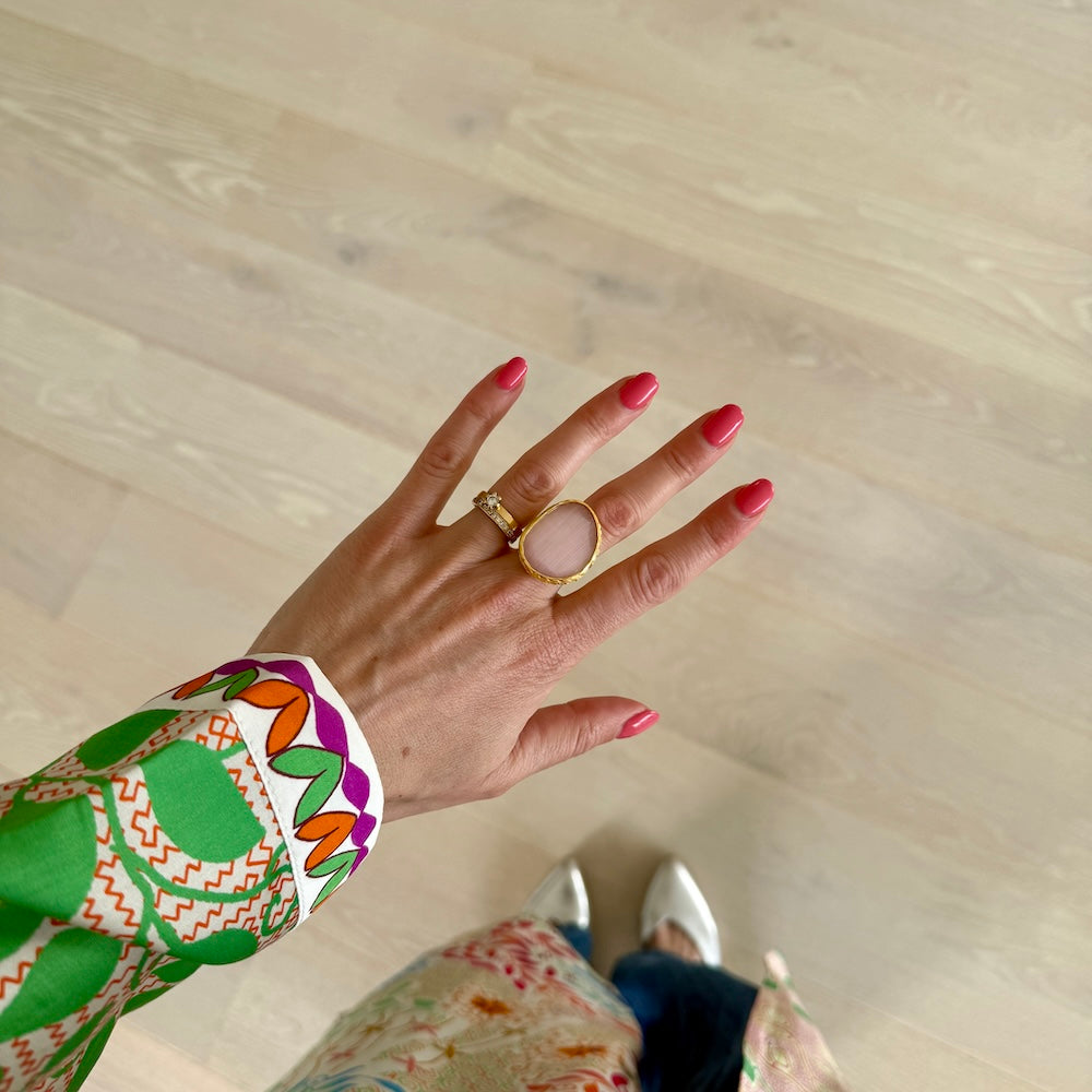 Omikron Big Ring Ljusrosa