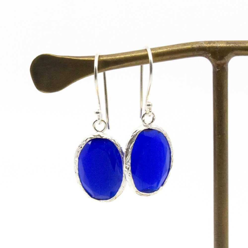 Thea Earring Silver Blue