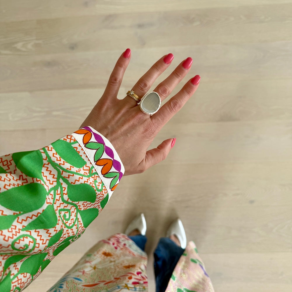 Pi Big Ring Grey