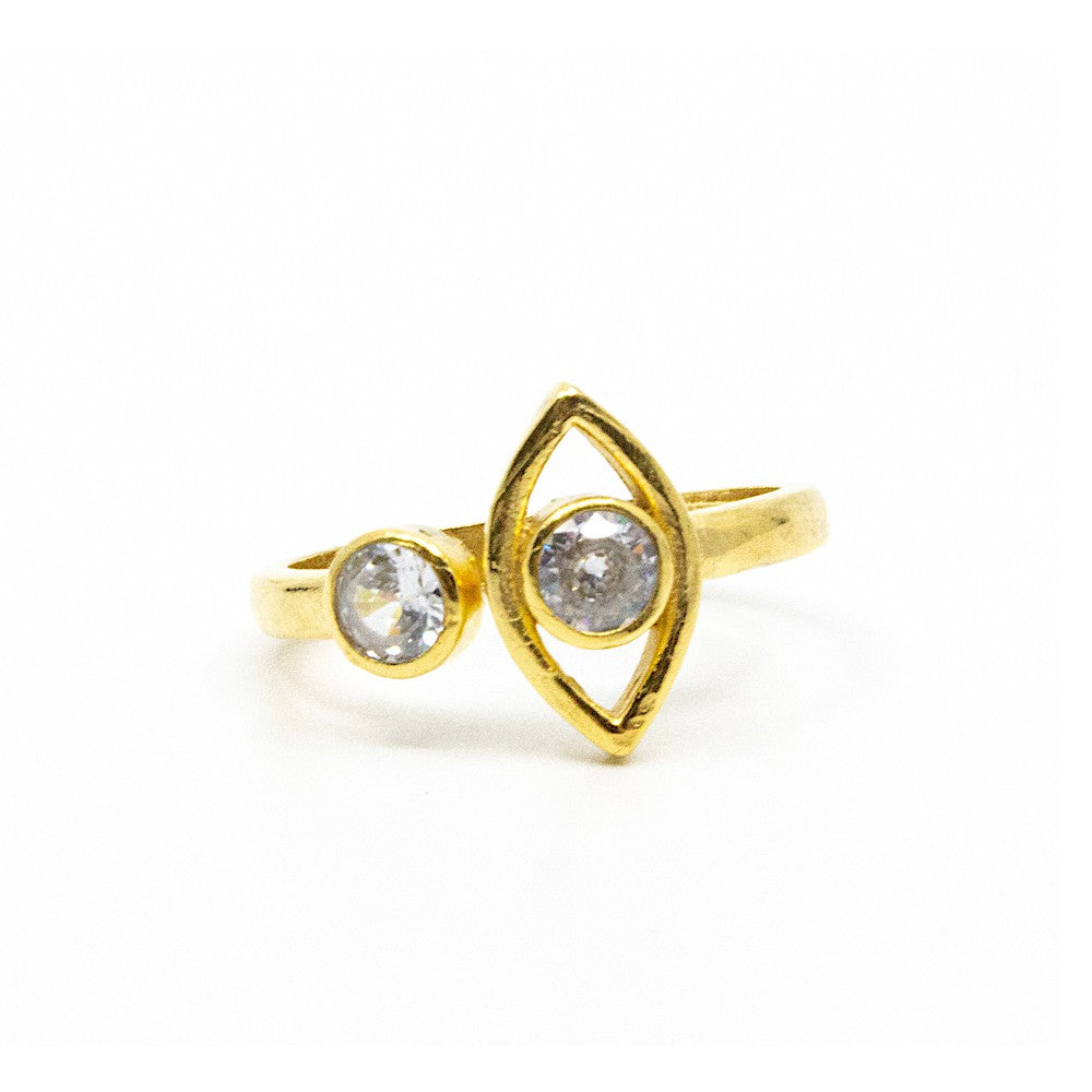 Eye Gazing Ring Vit Vit