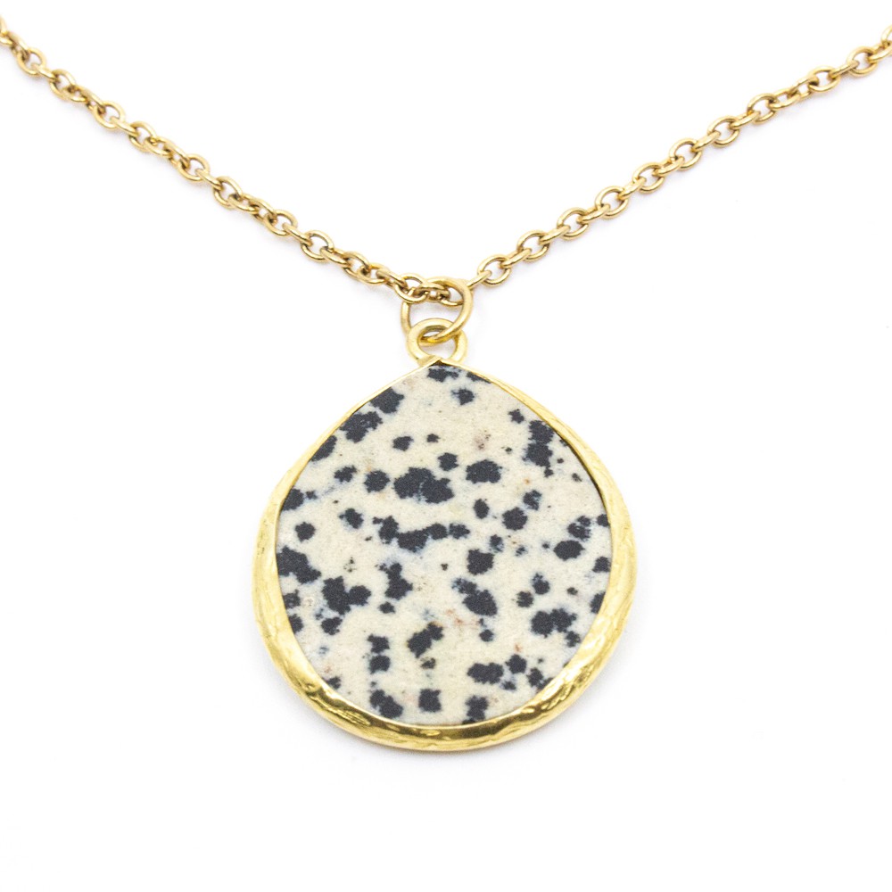 Theá Ädelsten Halsband Dalmatin Guld