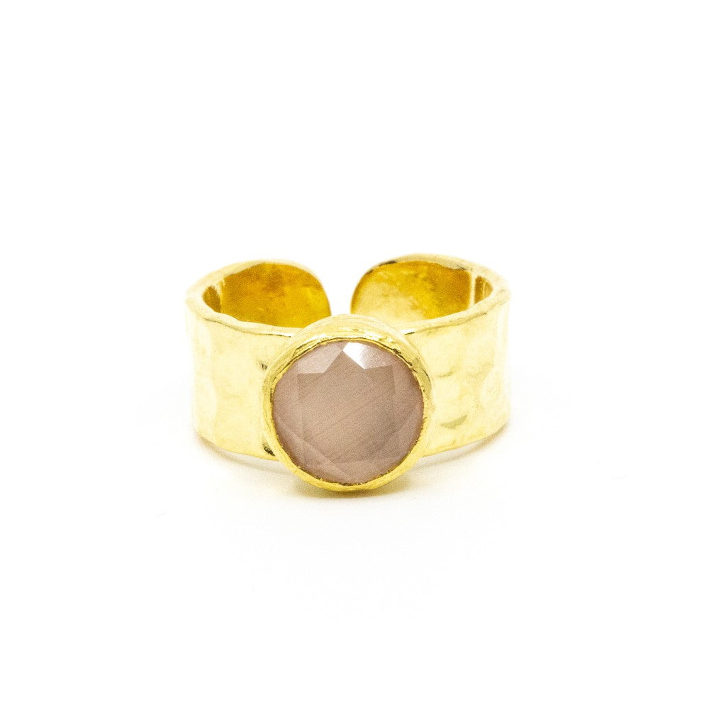 New Tau Ring Peach Orange