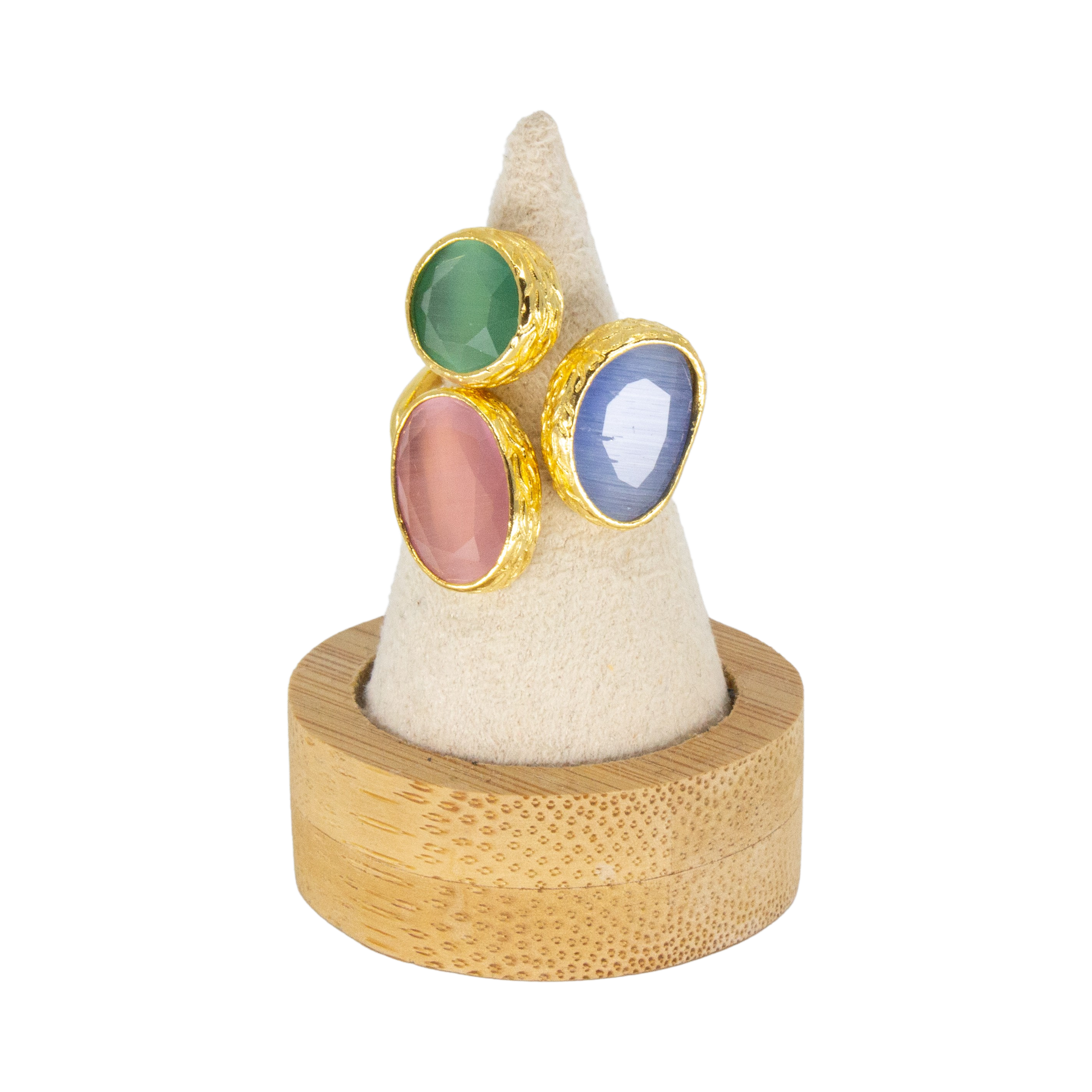 Tripple Omikron Ring Blå