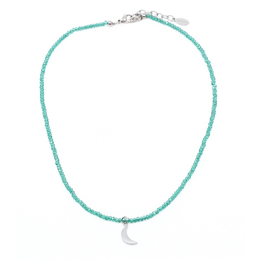 Sparkling Moon Halsband Grön Grön