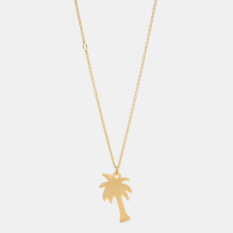 Palm Halsband 70cm Guld Guld