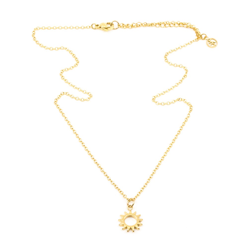 Sun Halsband 42cm Guld Guld