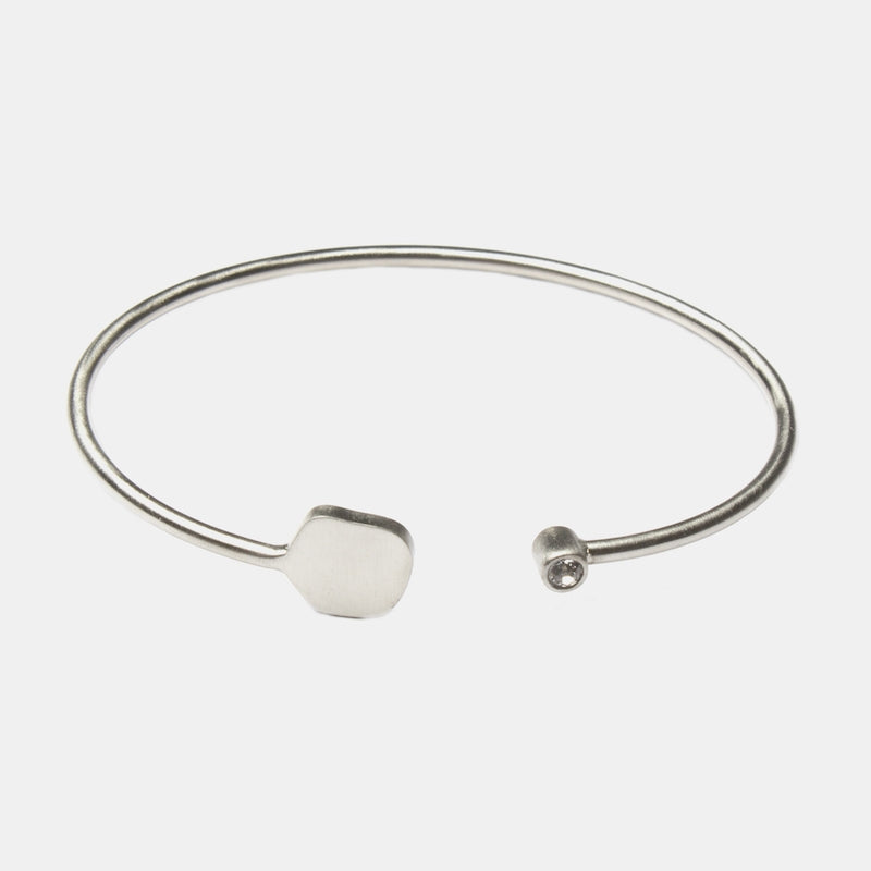Harmony Bangle Silver Silver