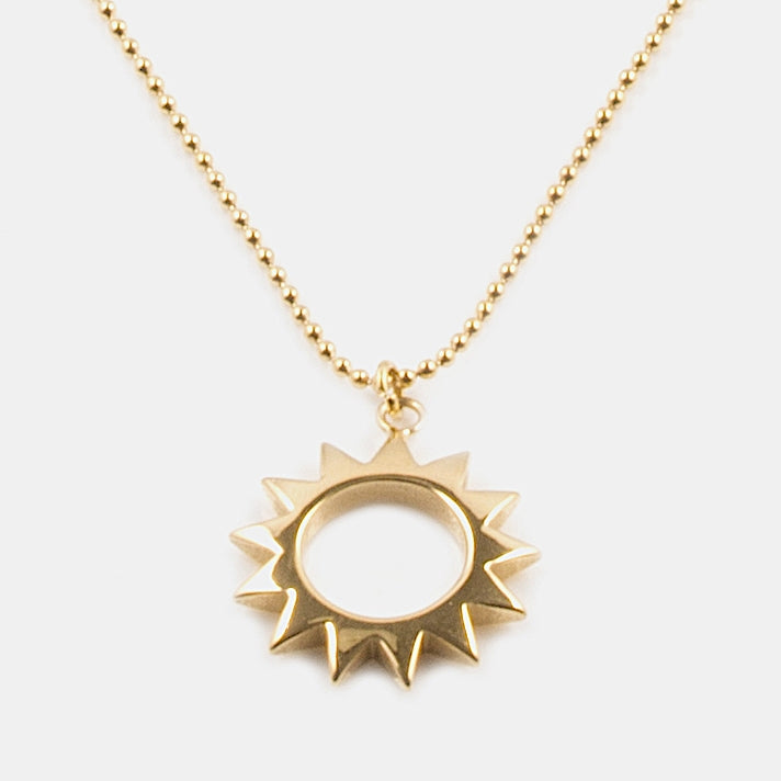Yang Halsband 90cm Gold Guld