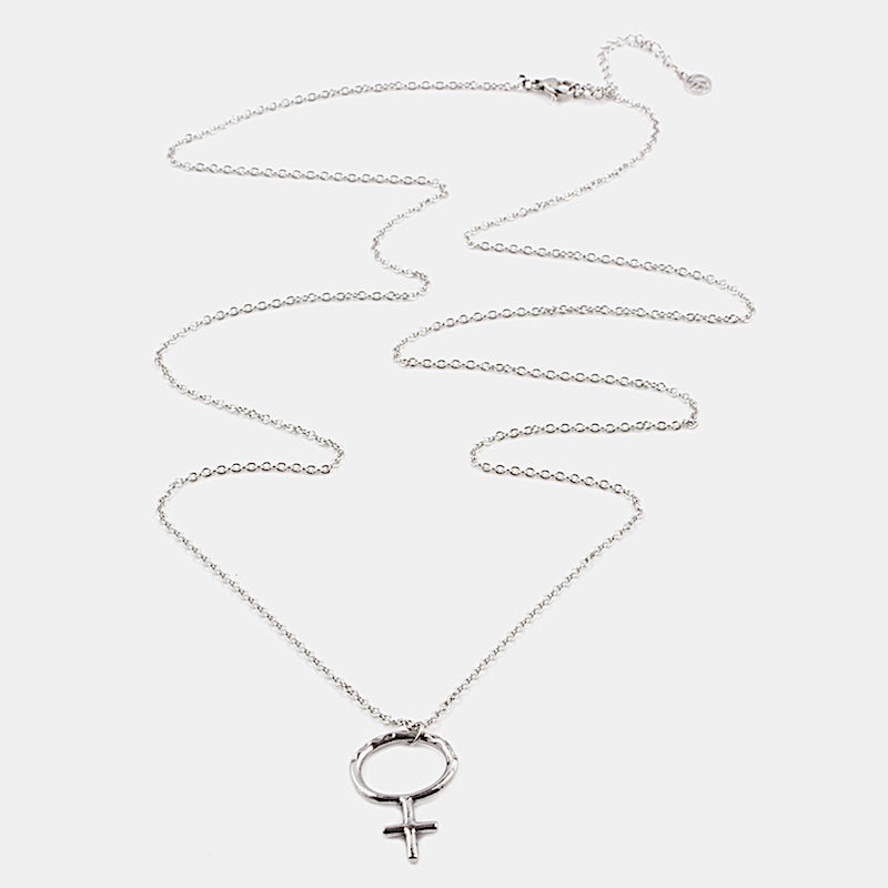 Venus Halsband 90cm Silver Silver