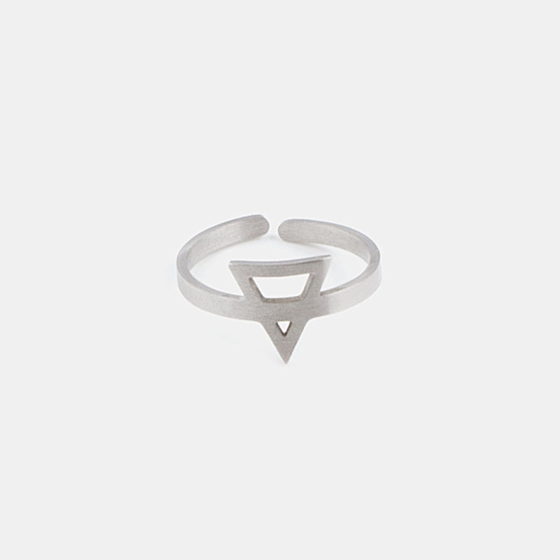 Earth Element Ring Silver Silver