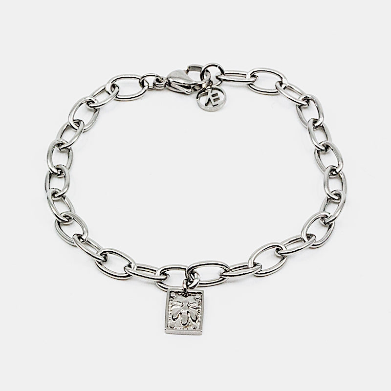 Bee Amulet Armband Silver Silver