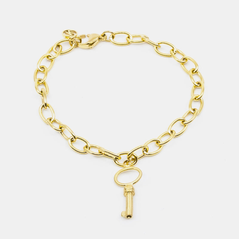 Small Key Armband Guld Guld