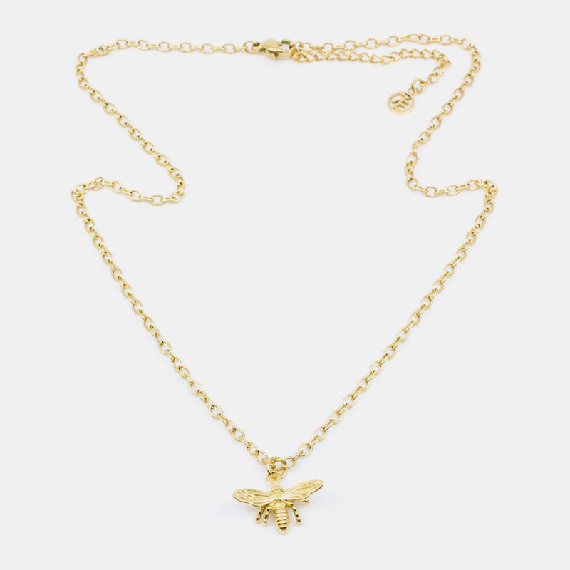 Bee Halsband 42cm Guld Guld