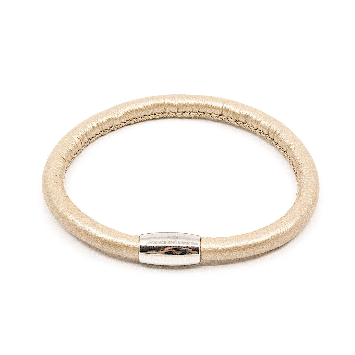 Leather Armband Sand Creme