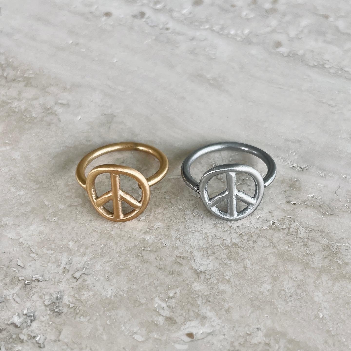 Peace Ring Guld Guld