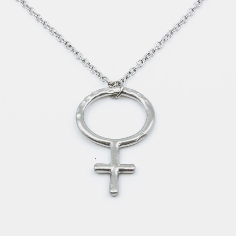 Big Venus Halsband 60cm Silver Silver