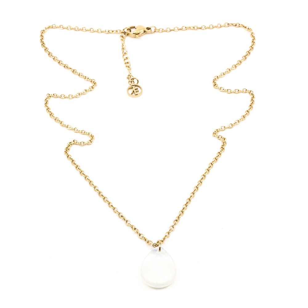 Opal Halsband 42cm Guld Guld