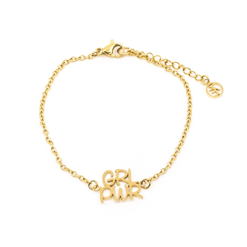 GRL PWR 2.0 Armband Guld Guld