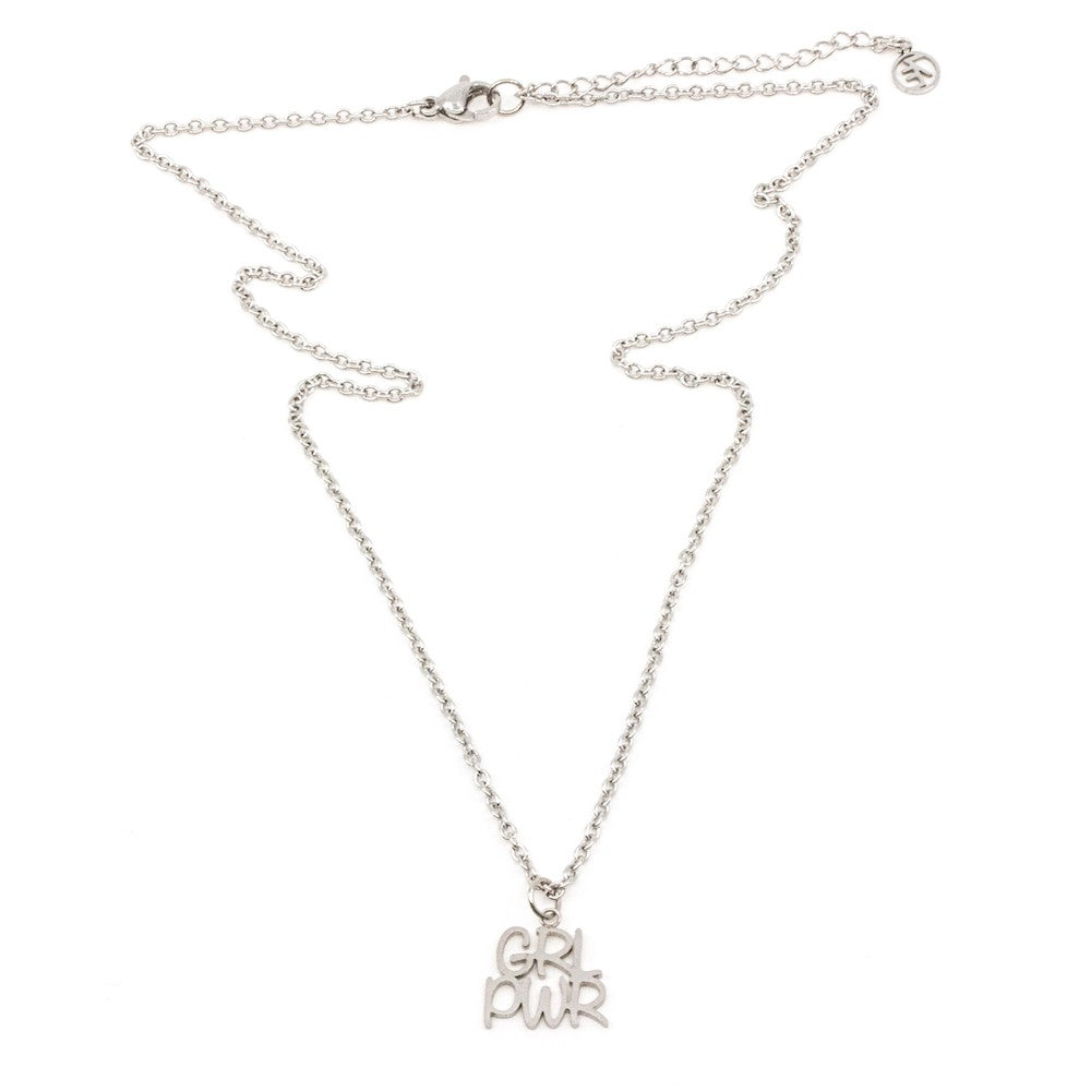 GRL PWR 2.0 Halsband 42cm Silver Silver