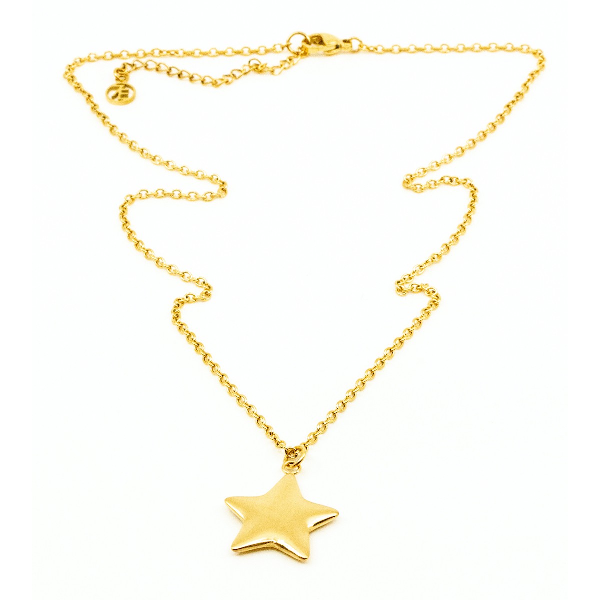 Soft Star Halsband 42cm Guld Default Title