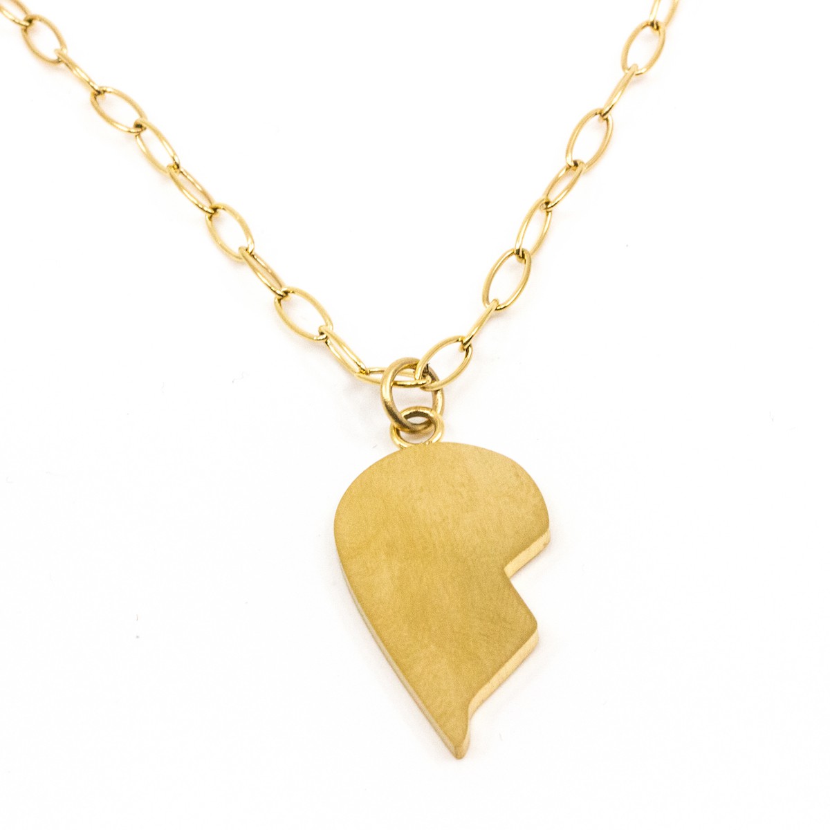 Without You I'm Half Halsband Guld Guld