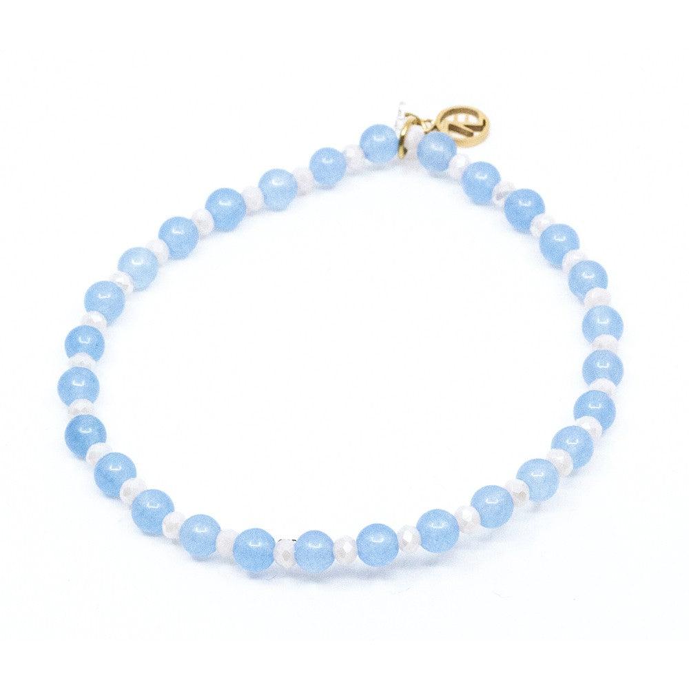 Beads Armband Blå Blå