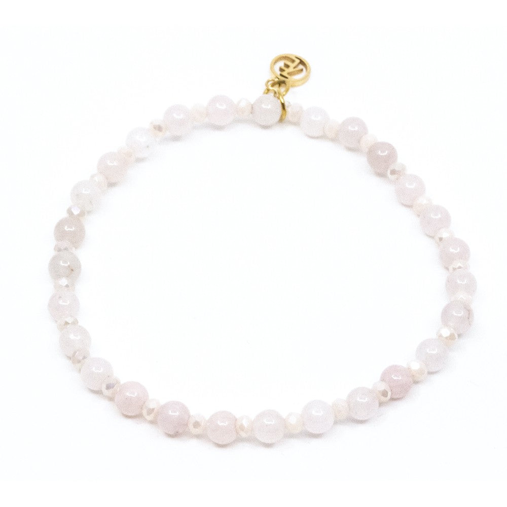 Beads Armband Rosa Rosa