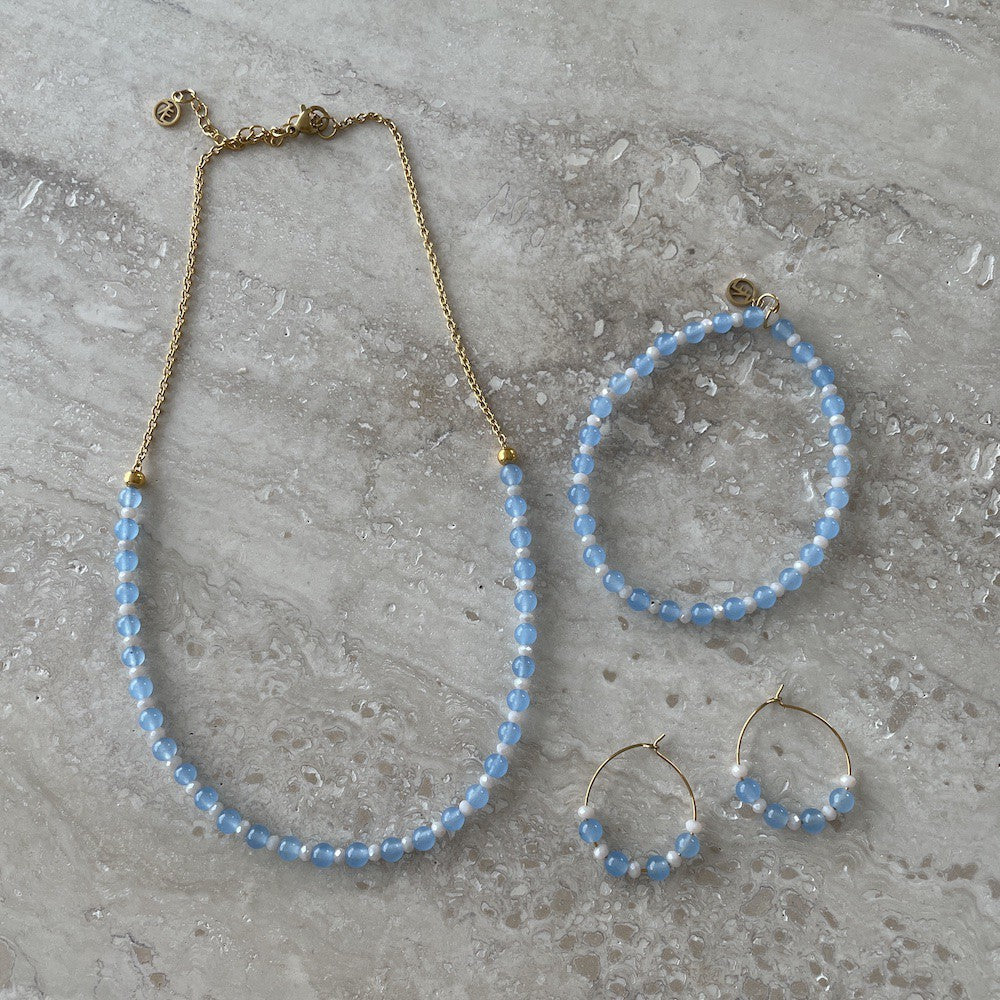 Beads Kit Blå Blå/Guld