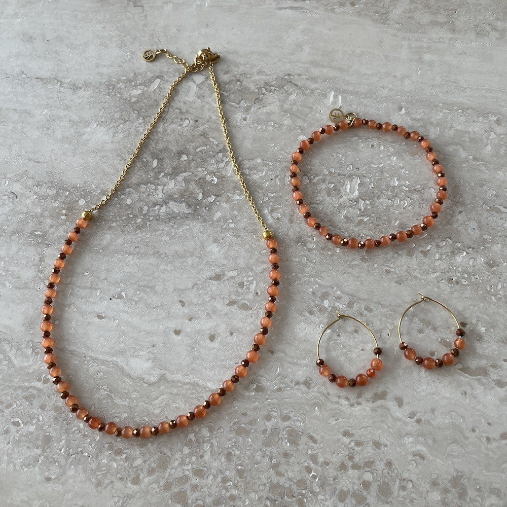 Beads Kit Orange Orange/Guld