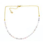 Beads Halsband Morganit Rosa