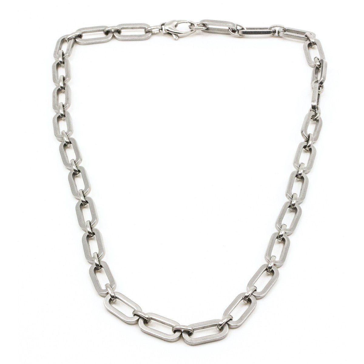 Fat Chain Halsband Silver Silver