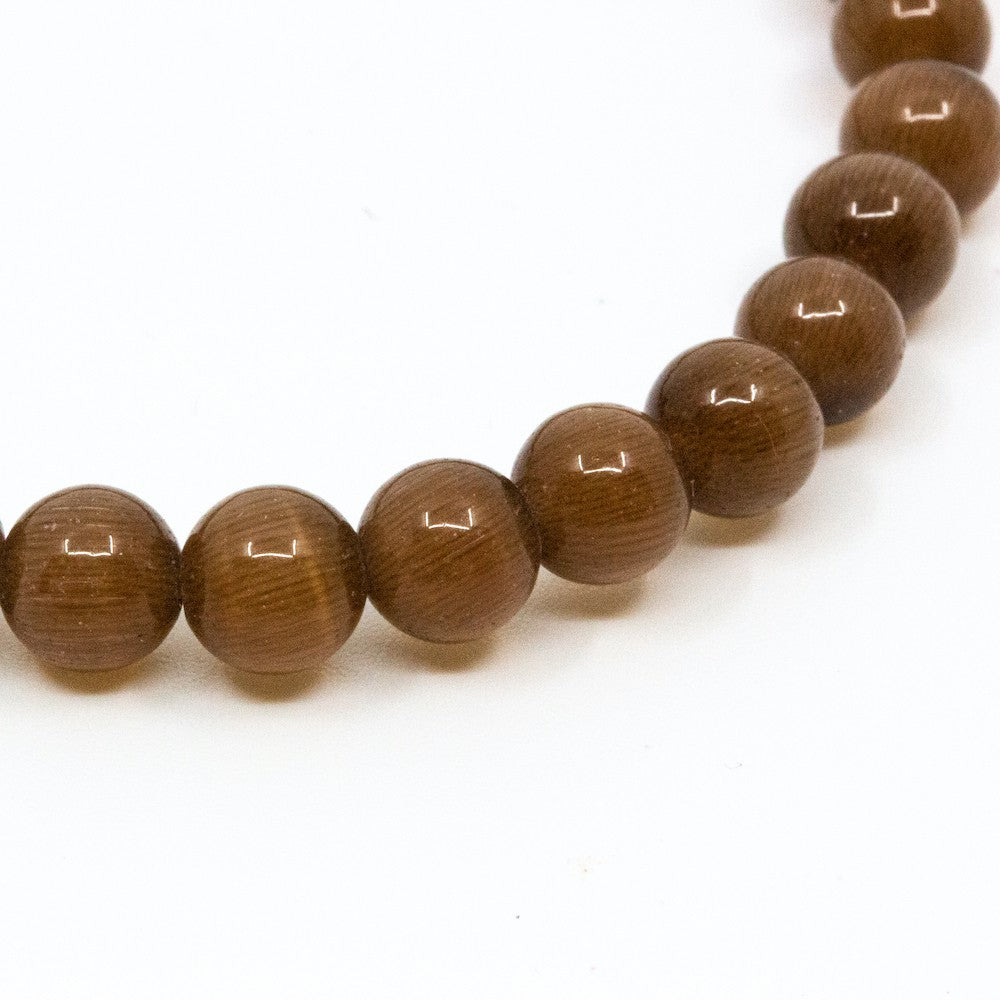 Bigger Beads Armband Brun Brun