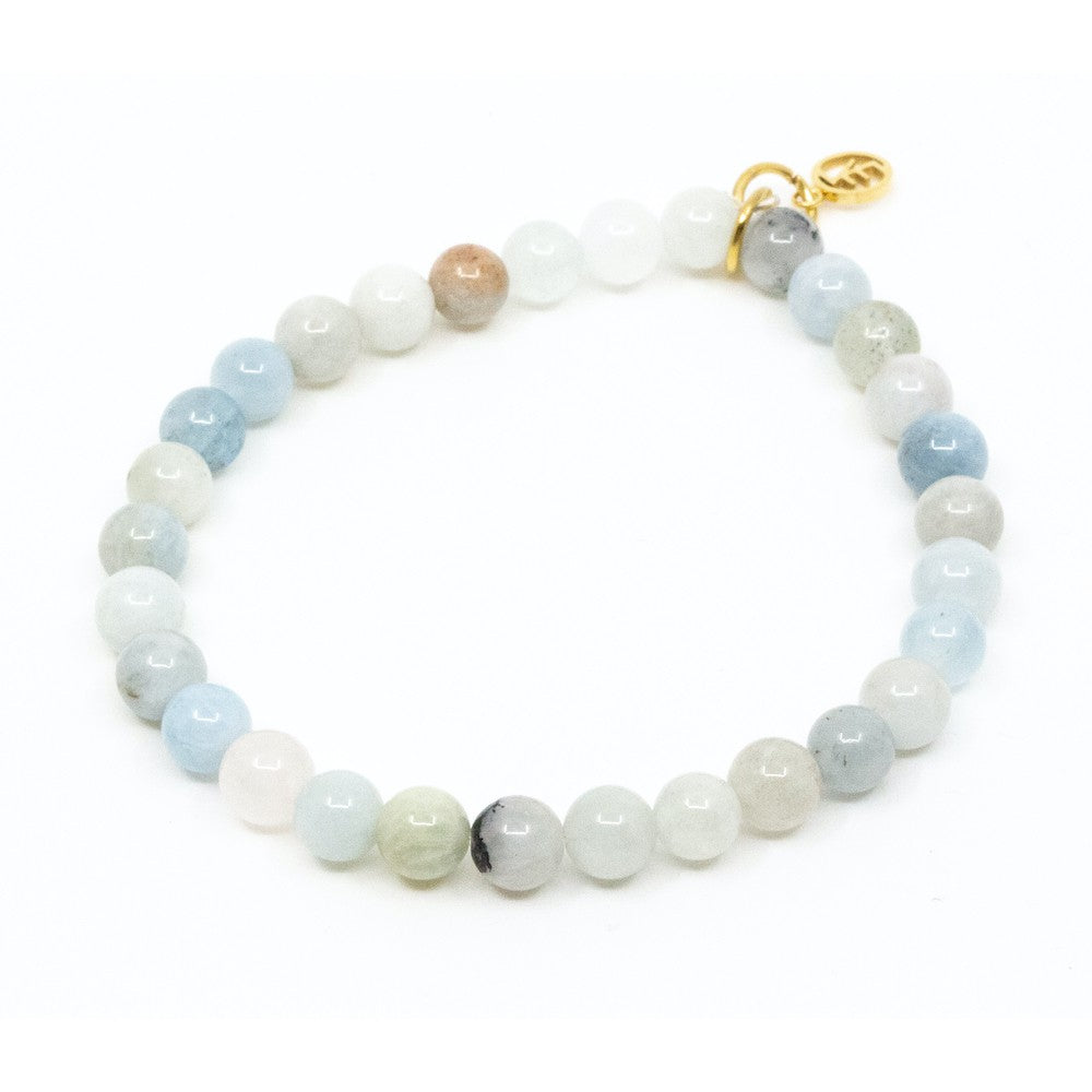 Bigger Beads Armband Morganit Rosa