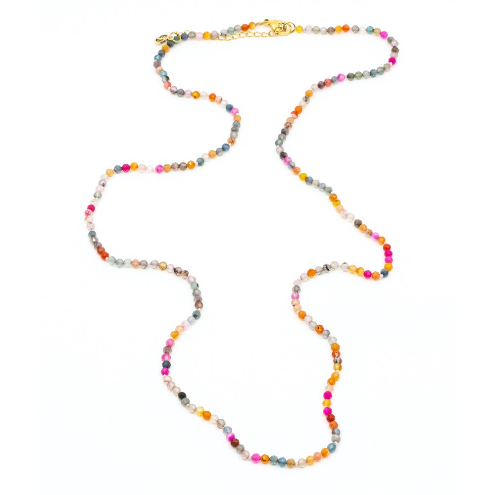Mini Gem Halsband Jade Multi
