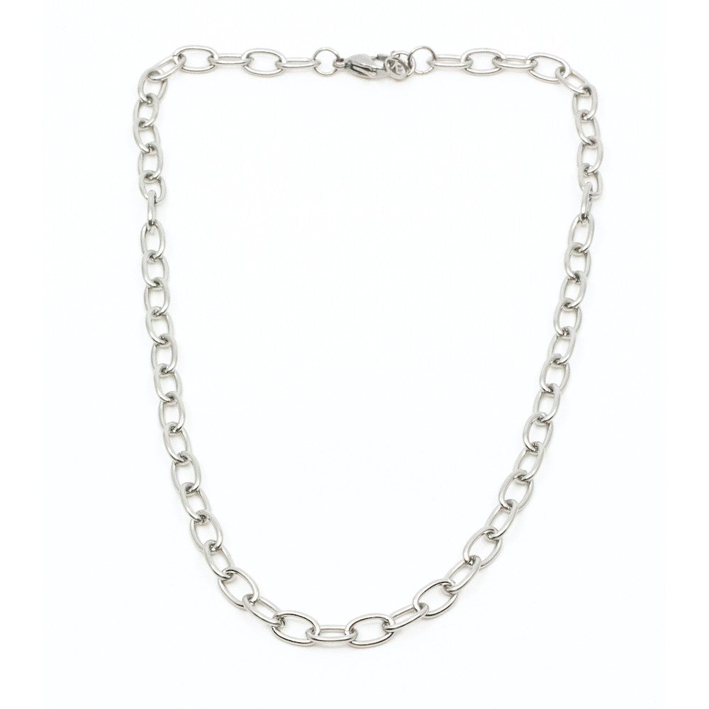 Bigger Chain Halsband Silver Silver