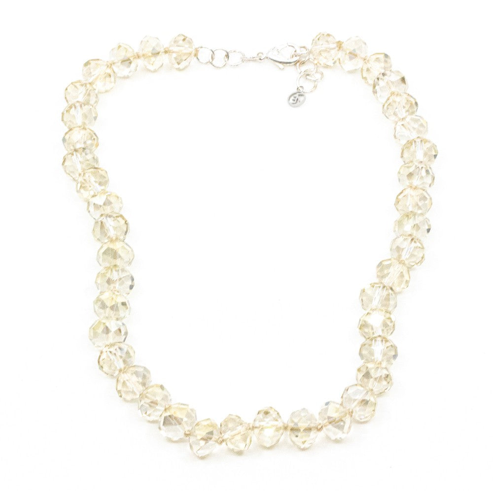 Big Sparkling Halsband Sand Sand