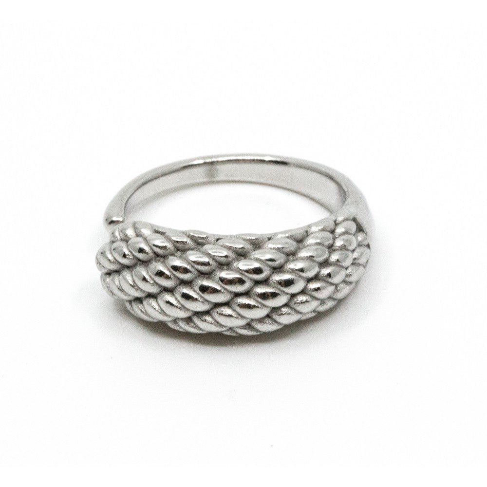 Twist Ring Silver Silver