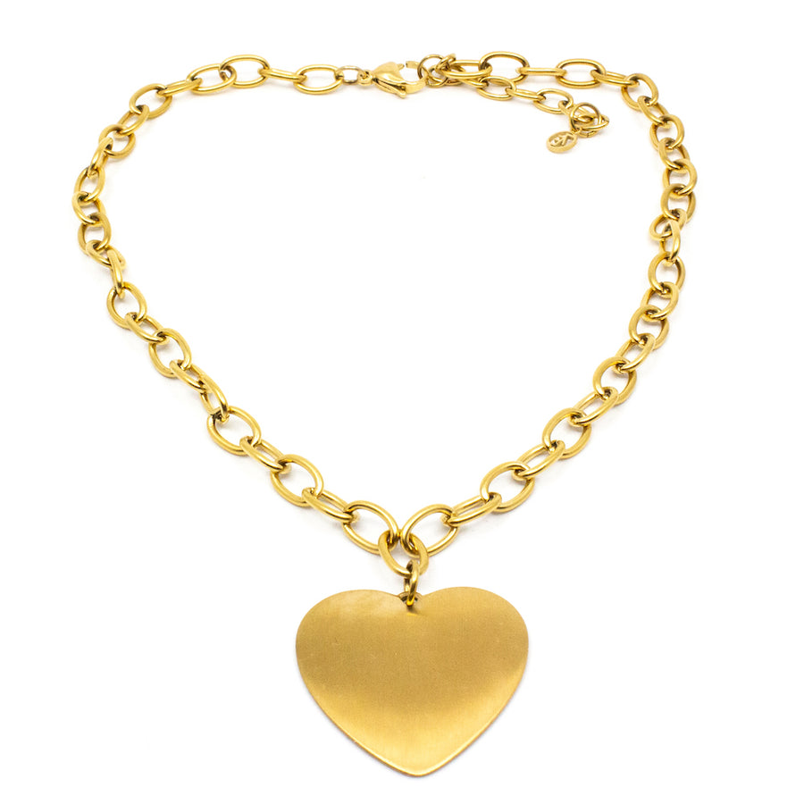 Love Yourself Halsband 42cm Guld